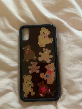 Wildflower IPhone XS Max bear phone case
